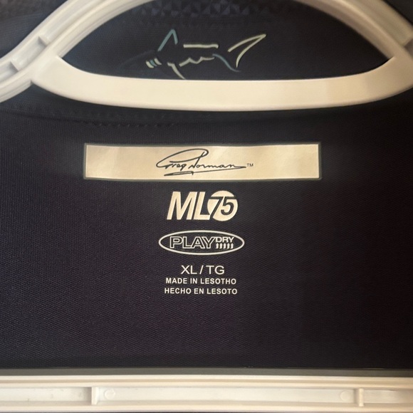 Greg Norman Collection Dark Blue Short-sleeve Polo Large - Picture 2 of 8